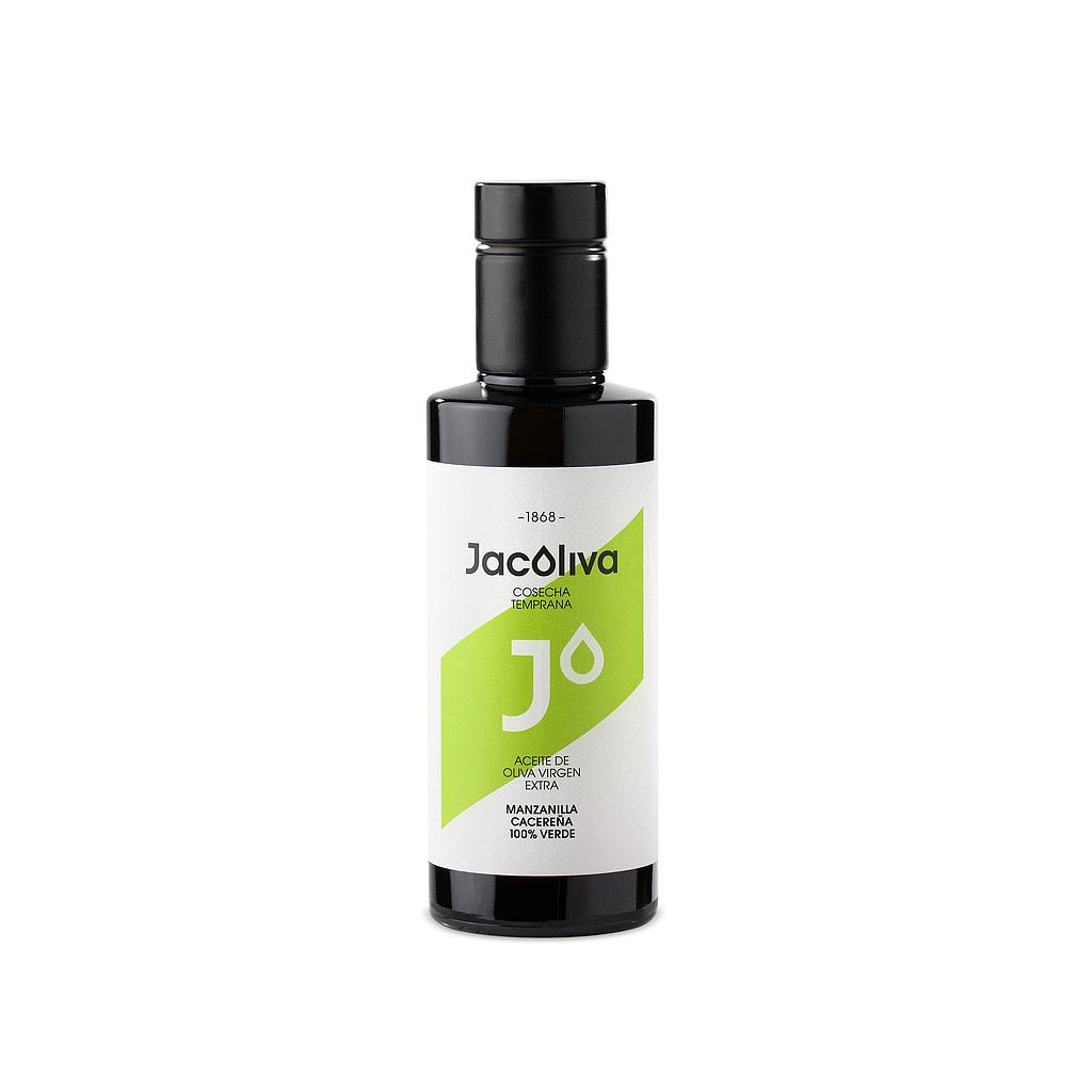 Aceite de oliva virgen extra 100% Manzanilla Verde JACOLIVA 250ml