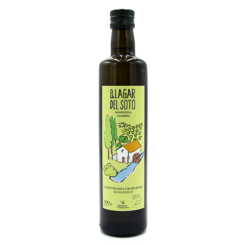 Aceite de oliva virgen extra ecológico EL LAGAR DEL SOTO 500 ml cristal