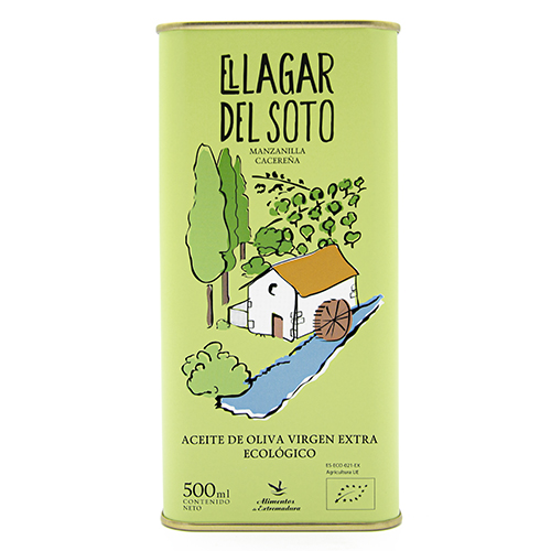 Aceite de oliva virgen extra ecológico EL LAGAR DEL SOTO 500ml lata